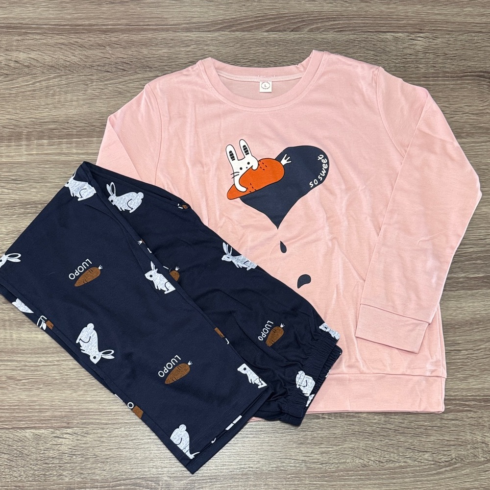 2-pc Kids Pajamas Set - Pink and Blue NWT